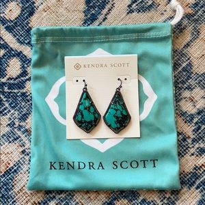Kendra Scott Alex Earrings in Teal Magnesite